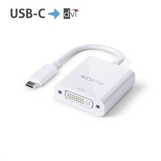 Premium Aktiver 2K USB-C / DVI Portsaver Adapter ? wei