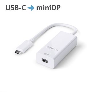 Premium Aktiver 4K USB-C / mini DisplayPort Portsaver Adapter ? wei