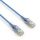 Premium Slim Cat.6 Patchkabel, RJ45, UTP, LSZH – 0,50m, blau