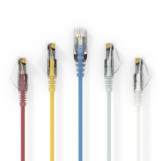 Premium Slim Cat.6 Patchkabel, RJ45, UTP, LSZH ? 2,00m, blau