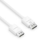 Premium 4K DisplayPort Kabel - 2.00m, weiß