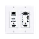 UHD HDMI/VGA over HDBaseT Wallplate Transmitter(PD) -...
