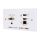 UHD+ 3×1 HDMI/VGA to HDBaseT Switcher with Event Automation (EU 2-Gang) - Cypress CH-2537TXWPEU