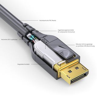 Zertifiziertes 8K DisplayPort Kabel ? 4,00m