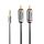 3m 3.5mm an Phono Audiokabel, Cromo Line
