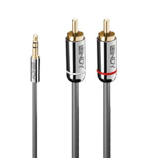 5m 3.5mm an Phono Audiokabel, Cromo Line