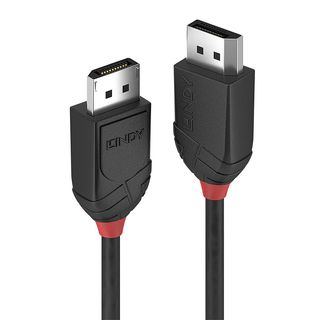 1m DisplayPort 1.2 Kabel, Black Line (Lindy 36491)
