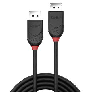 1m DisplayPort 1.2 Kabel, Black Line (Lindy 36491)