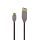 1m USB 2.0  Typ A an C Kabel, Anthra Line