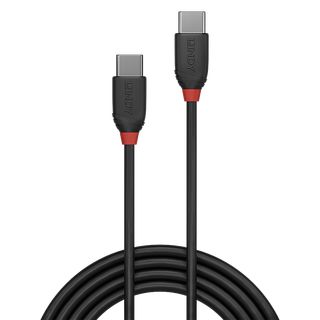1,5m USB 3.1 Typ C Kabel 3A, Black Line (Lindy 36907)