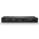 2 Port HDMI 18G Splitter mit Audio & Downscaling