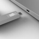 USB C Port Schloss, 4 Stück mit Schlüssel, Weiß