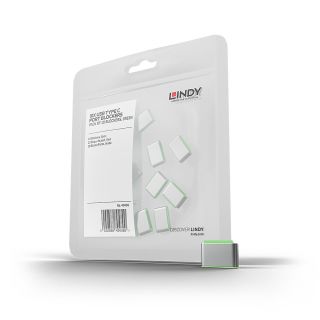 USB Typ C Port Schloss (ohne Schlüssel) - 10 Stück, Grün