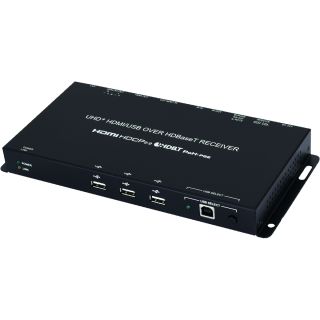 UHD+ HDBaseT to HDMI Receiver with USB (4K@60 444 up to 100M) - Cypress CH-2606RX