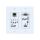 UHD+ 2×1 HDMI/VGA to HDBaseT Scaler (PD) with Event Automation (US 2-Gang Wallplate) - Cypress CH-2538STXWPUD