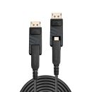 40m Fibre Optic Hybrid Mini DisplayPort 1.4 Kabel mit...